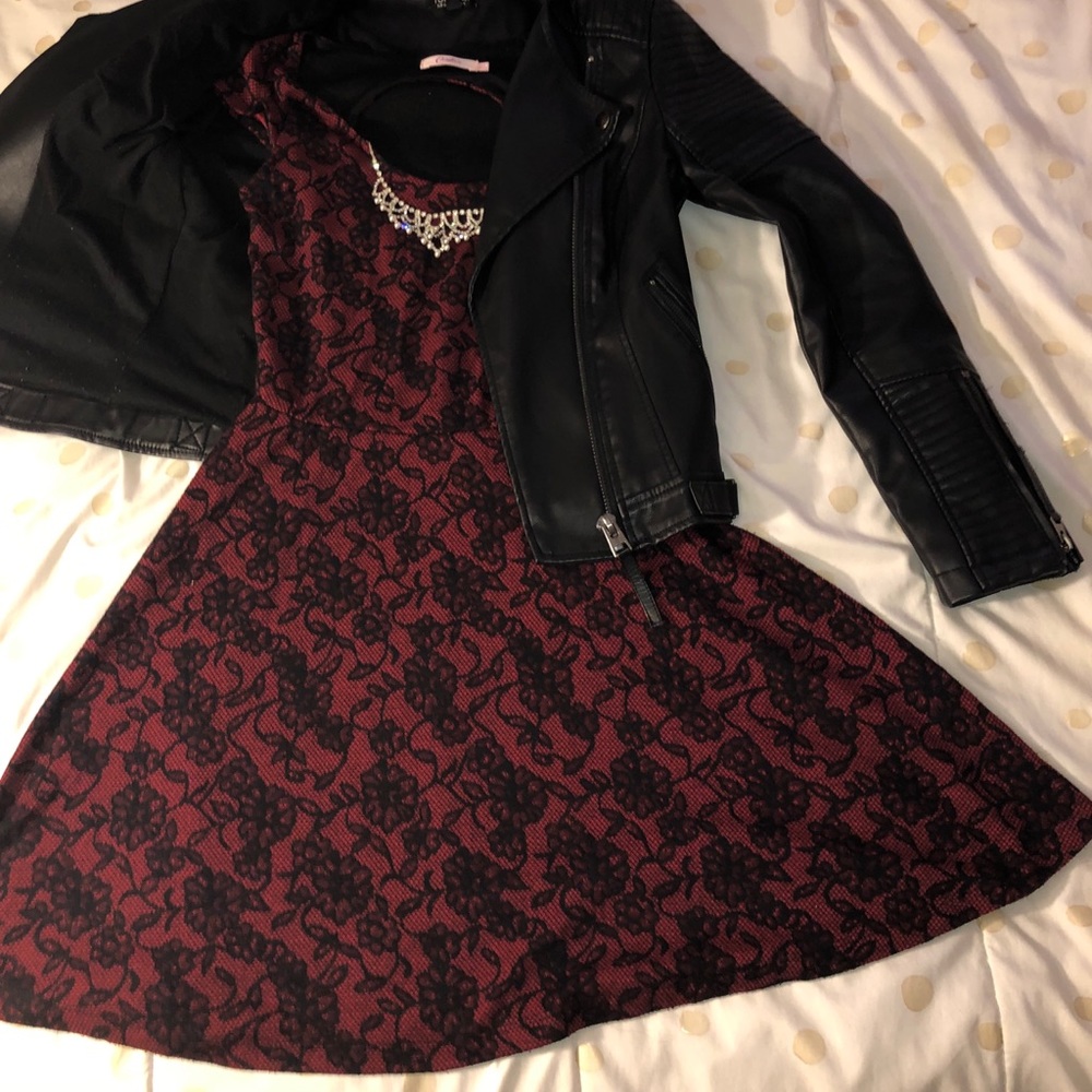 Candies lace print dress